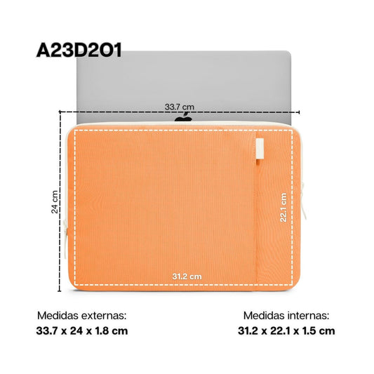 Tomtoc Funda Lady-A23 para Macbook 14” con Estuche Organizador