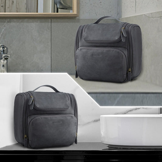 Bagsmart Neceser de Viaje Compacto en Cuero Sintético