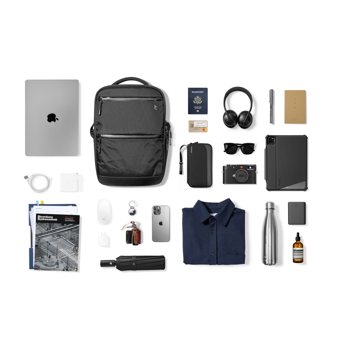 Tomtoc Mochila TechPack-T73 X-Pac para Notebook hasta 16" y iPad Pro 12,9"