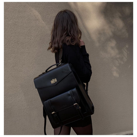 Ecosusi Mochila Vintage Daisy para Notebook 15,6"