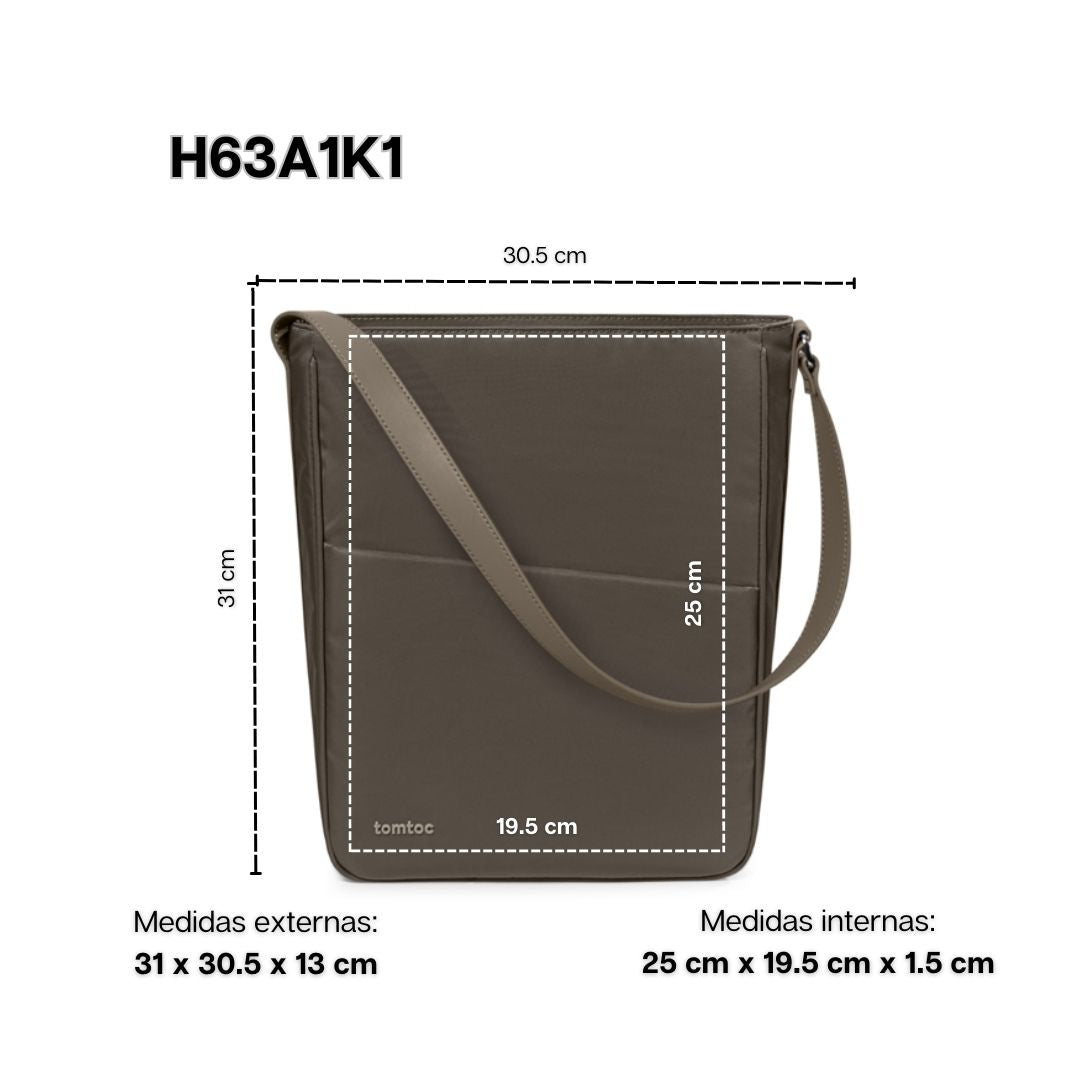 Tomtoc Mochila / Bolso Bandolera Slash-H63 para Tablets 11"