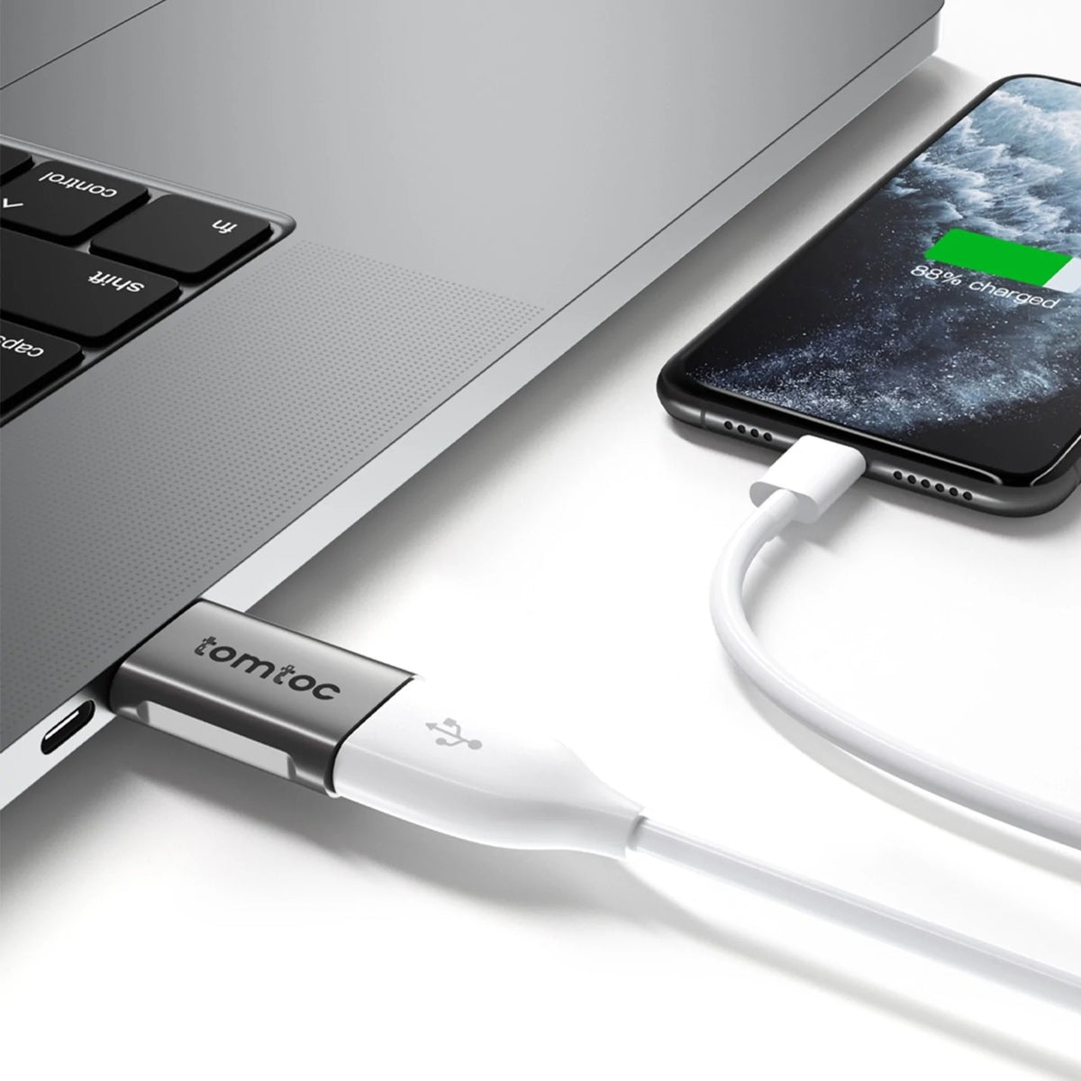 Tomtoc Adaptador de Conexión Tipo C a 3.0 – Pack 2 Unidades