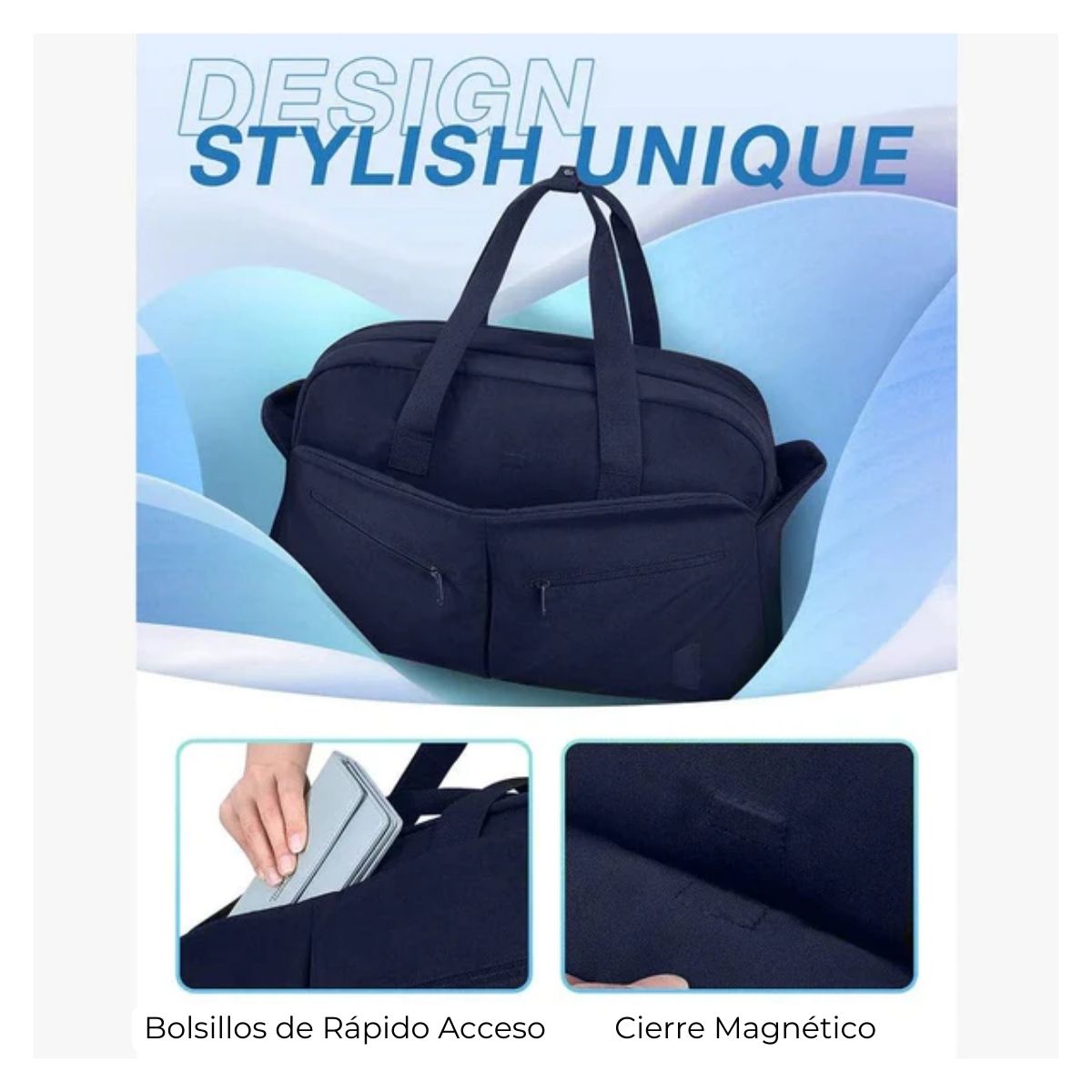 Bagsmart Bolso Fin de Semana 45 L con Neceser y Zapatero 17.3"