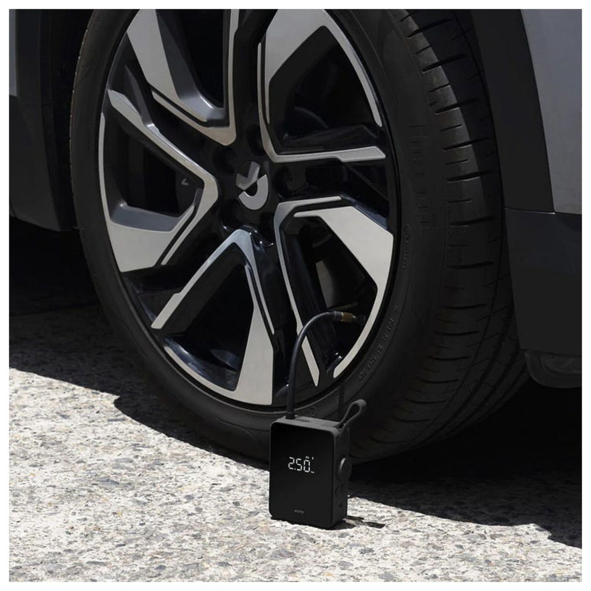 HOTO Mini Compresor de Aire Eléctrico Portátil 150 PSI 5000 mAh - imagen 8
