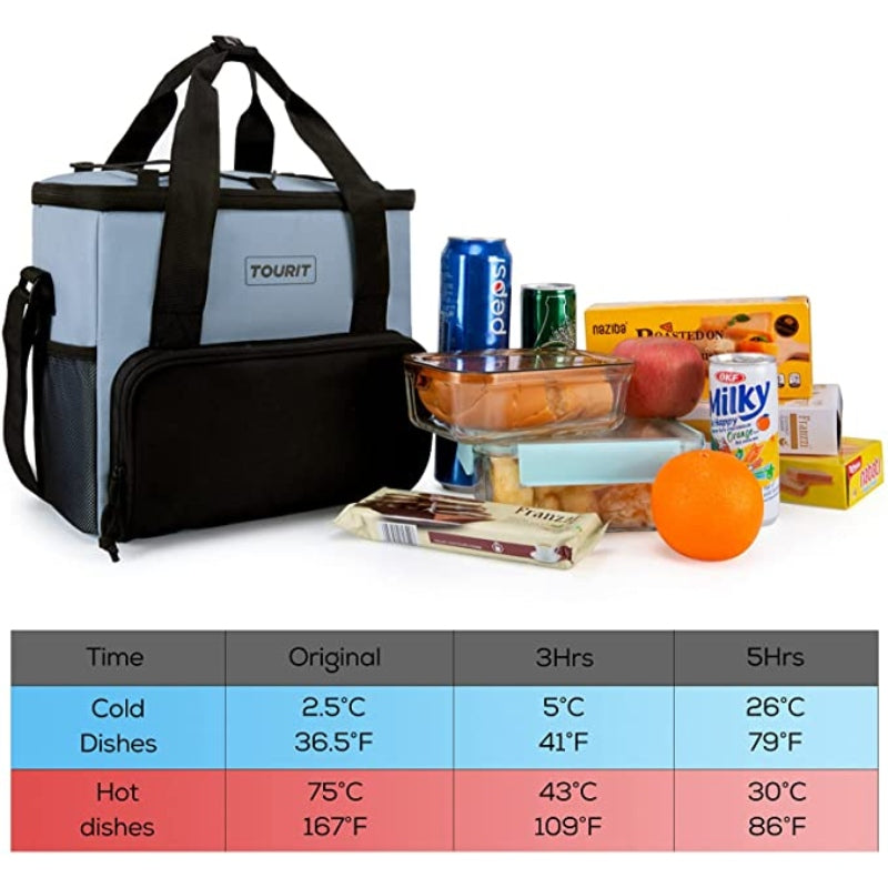 Tourit Cooler Bag refrigerador aislado portátil de 14L