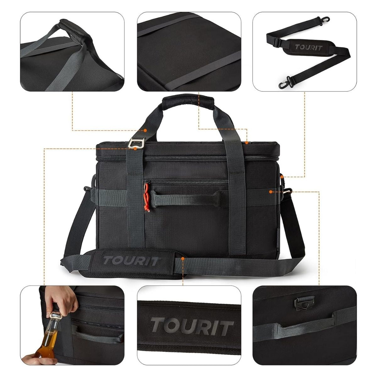 Tourit Cooler Bag Offroad Enfriador Aislado Portátil 32L