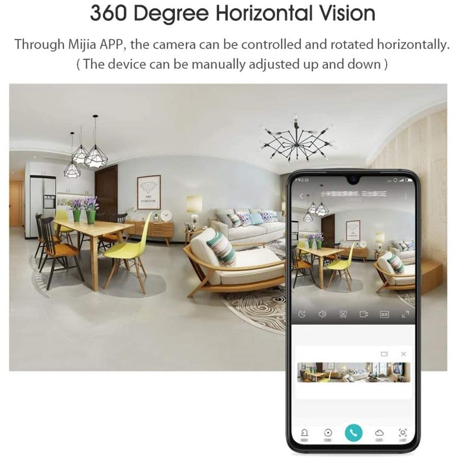 Xiaomi Cámara inteligente PTZ versión SE 360 ángulo horizontal 1080P infrarrojos visión nocturna