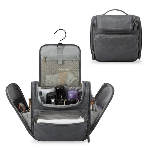 Bagsmart Neceser de Viaje Compacto en Cuero Sintético