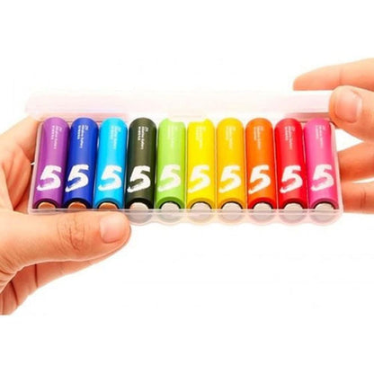Xiaomi Pilas Alcalinas Desechables AA Arcoiris (10 unidades) - imagen 2