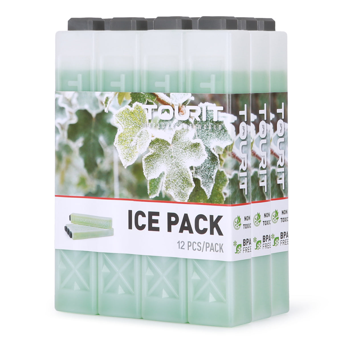Tourit Paquetes de hielo reutilizables de larga duracion pack de 4
