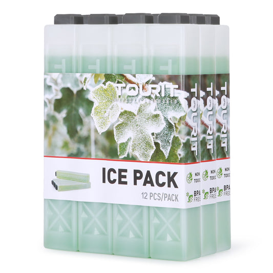 Tourit Paquetes de hielo reutilizables de larga duracion pack de 4
