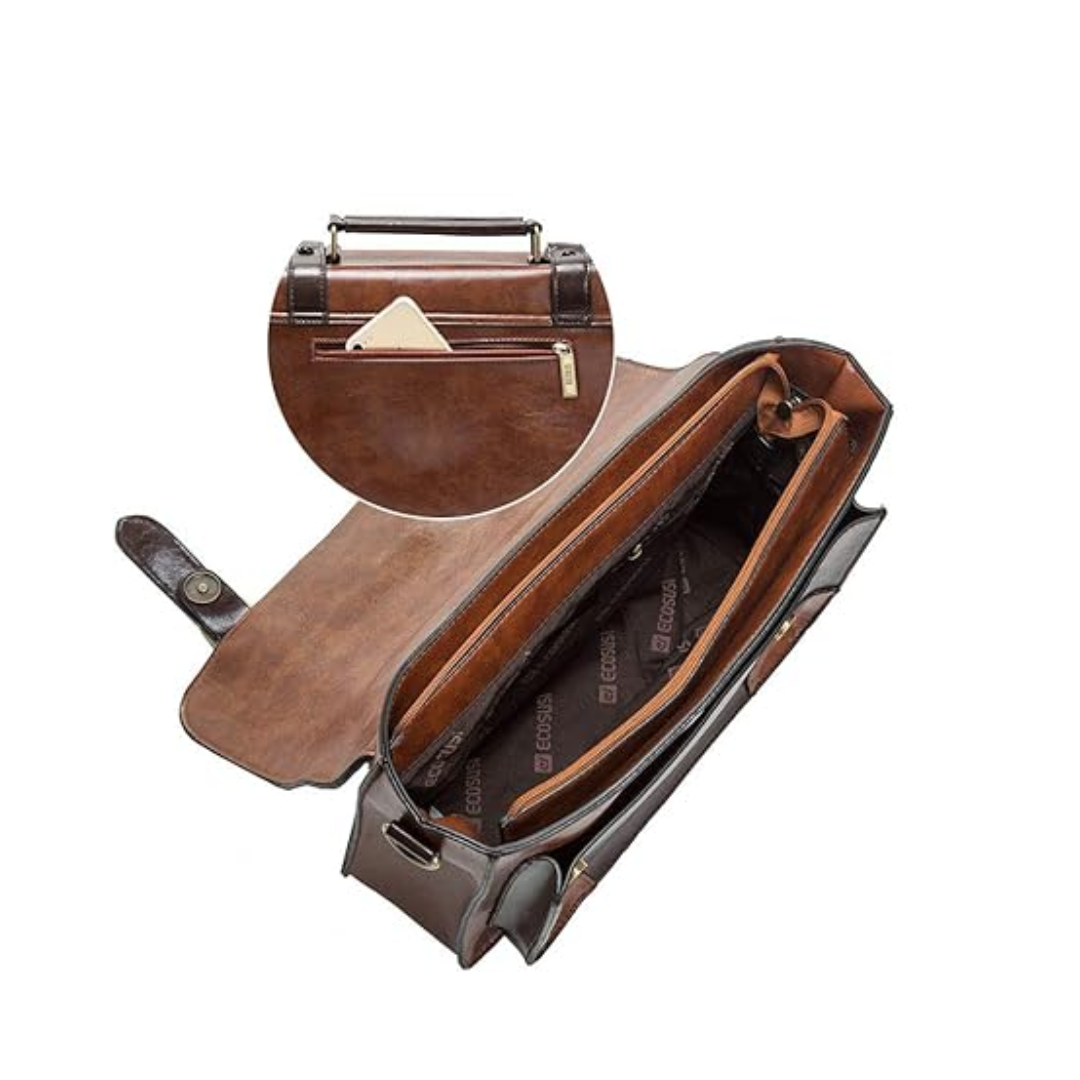 Ecosusi Bolso y Bandolera Briefe para notebook de 13” - imagen 3