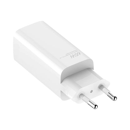 Xiaomi Cargador Mi 65W Tecnología GaN USB Tipo A + USB Tipo C