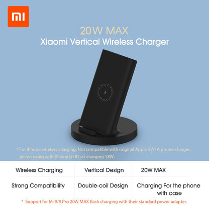 Xiaomi Mi Wireless Charging Stand 20W - Cargador Inalámbrico