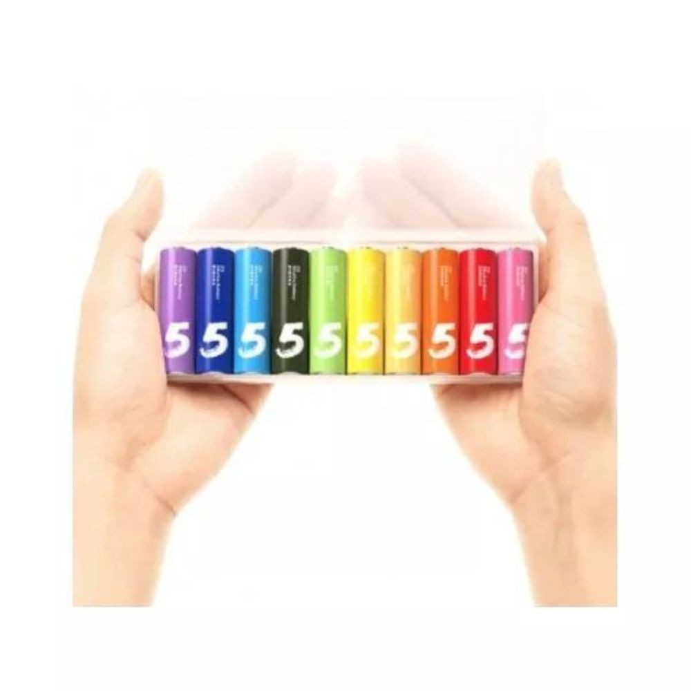 Xiaomi Pilas Alcalinas Desechables AA Arcoiris (10 unidades) - imagen 7