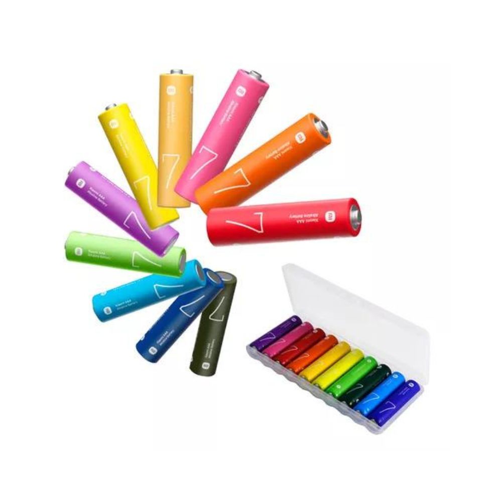 Xiaomi Pilas Alcalinas Desechables AAA Arcoiris (10 unidades) - imagen 7