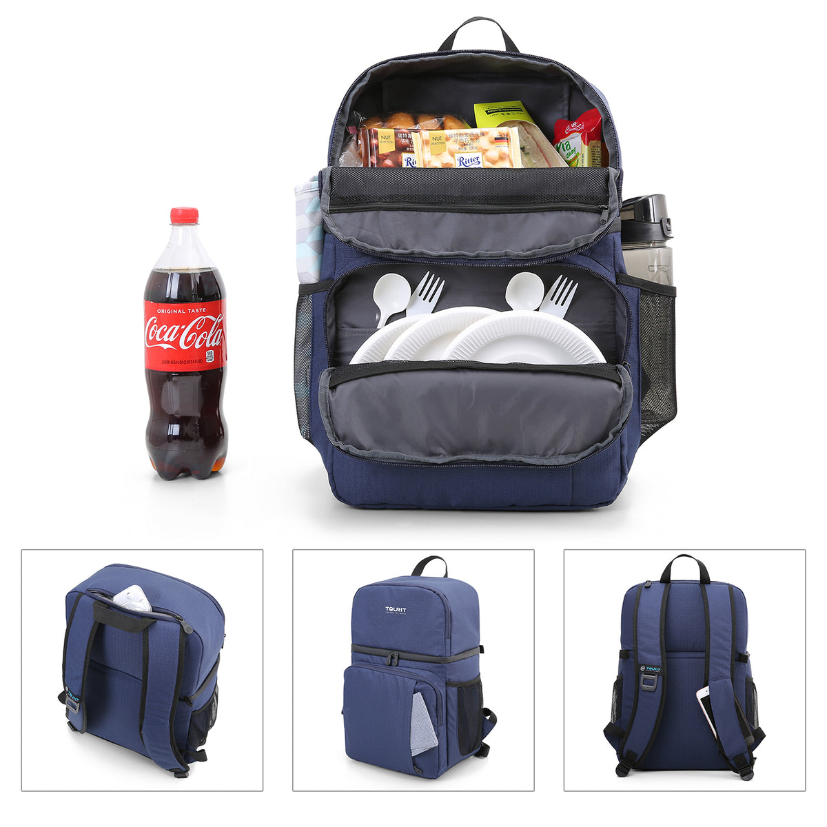 Tourit Mochila térmica doble cubierta 28L