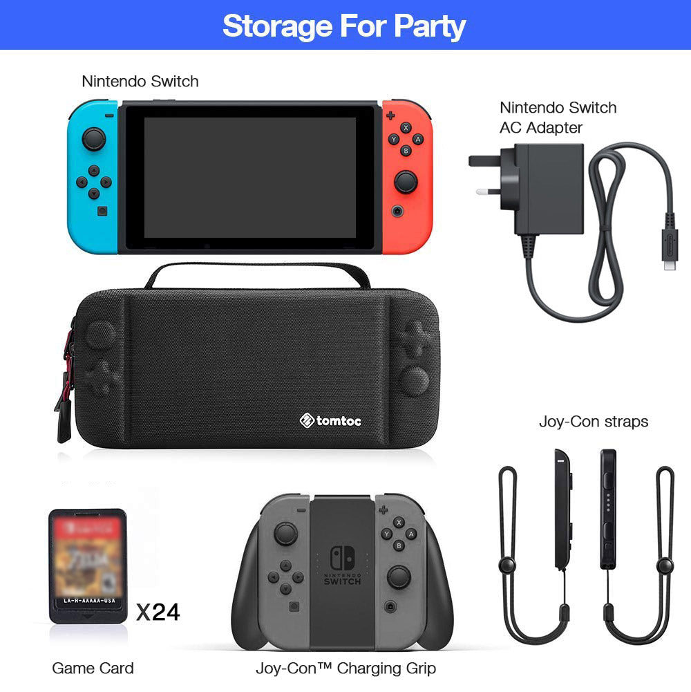 Tomtoc - Estuche de viajes para Nintendo Switch - 24 Tarjetas