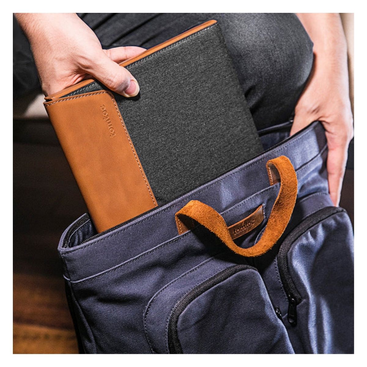 Tomtoc Funda Premium Vintage-A15 para MacBook Air / Pro 13"