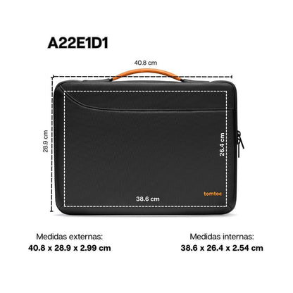 Tomtoc Maletín Defender-A22 para Notebook 15.6"