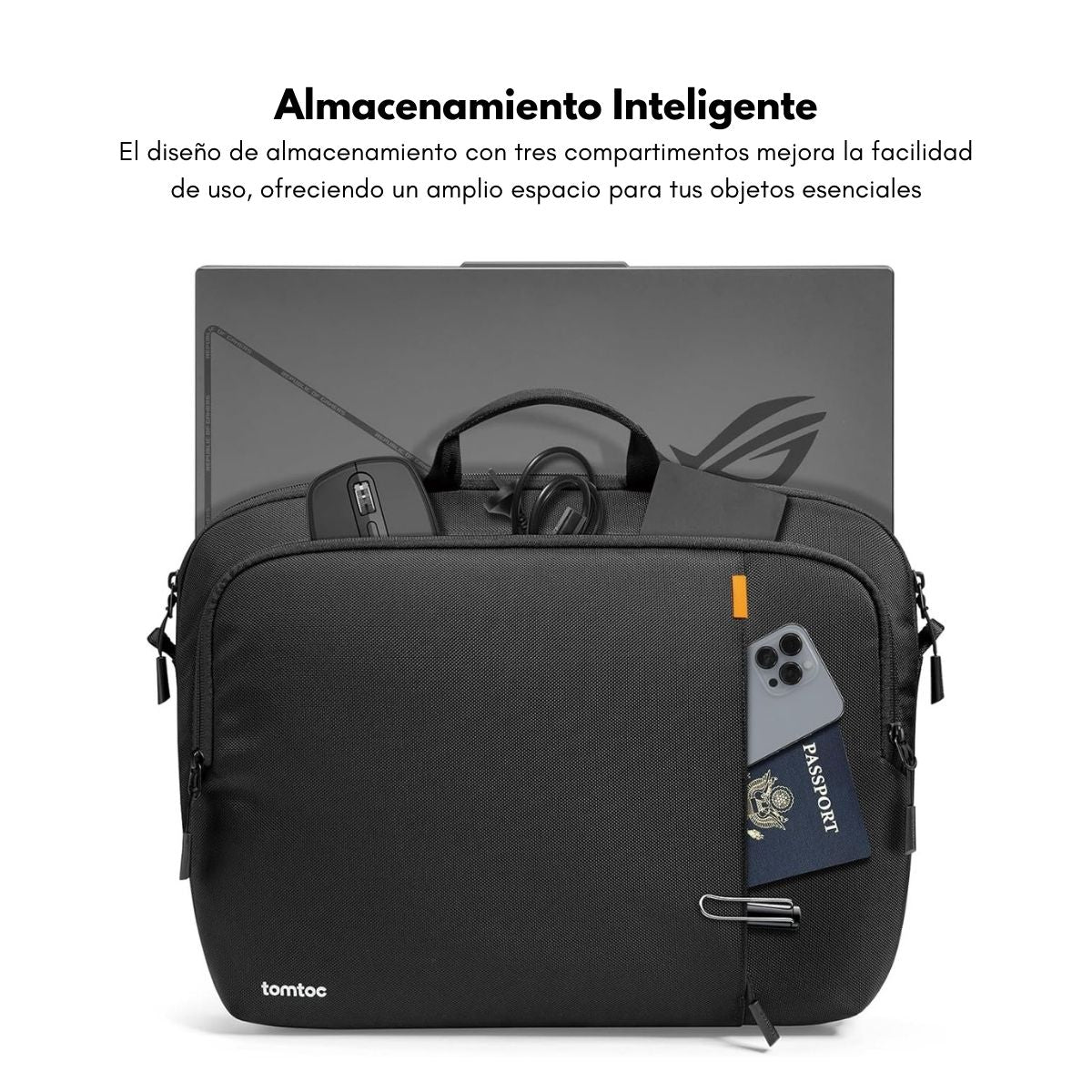 Tomtoc Maletín Delgado con Correa Defender-A30 para MacBook Pro de 16″