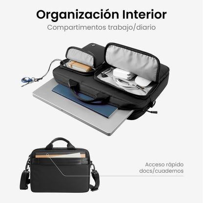 Tomtoc Maletín con Correa Navigator-A33 para Notebook de 15" - 16"