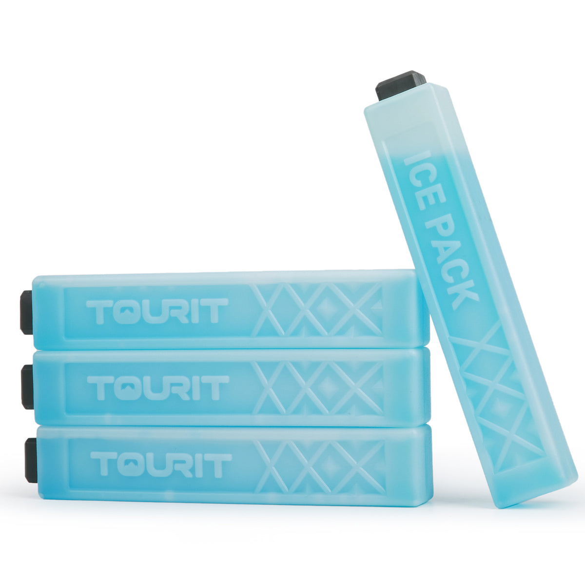 Tourit Paquetes de hielo reutilizables de larga duracion pack de 4