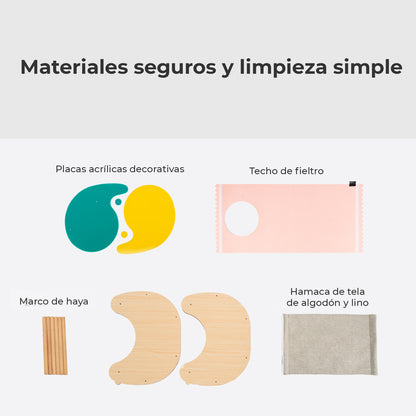 Pidan® Cama Tipo Hamaca Escondite Para Mascotas Elefante