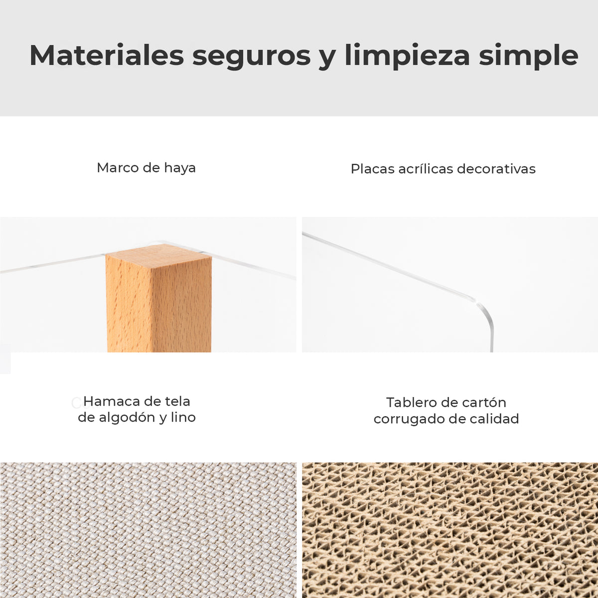 Pidan® Cama Moderna Mascotas Con Rascador