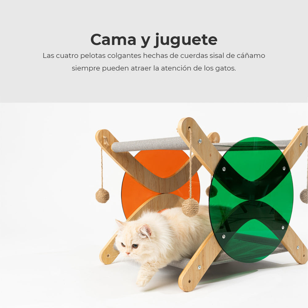 Pidan® Cama Verano Para Gatos Hamaca Doble Piso Cómoda
