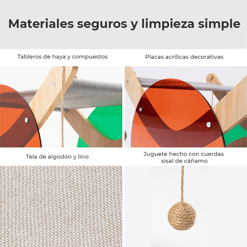 Pidan® Cama Verano Para Gatos Hamaca Doble Piso Cómoda