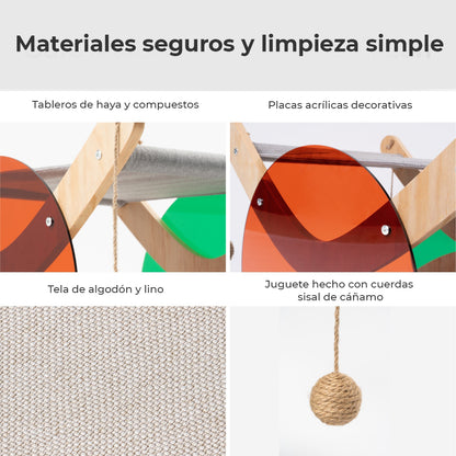 Pidan® Cama Verano Para Gatos Hamaca Doble Piso Cómoda