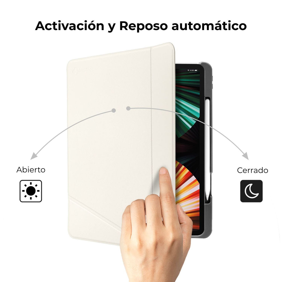 Tomtoc Funda Rígida B02 para iPad Pro 12,9'' M1 / M2 - imagen 5