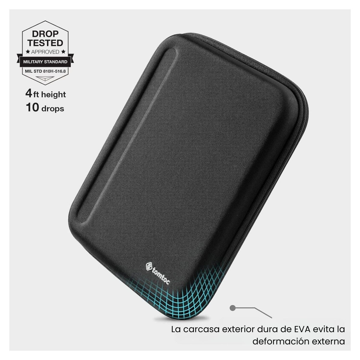 Tomtoc Funda Portafolio con Correa FancyCase-B06 para iPad Pro 12,9"