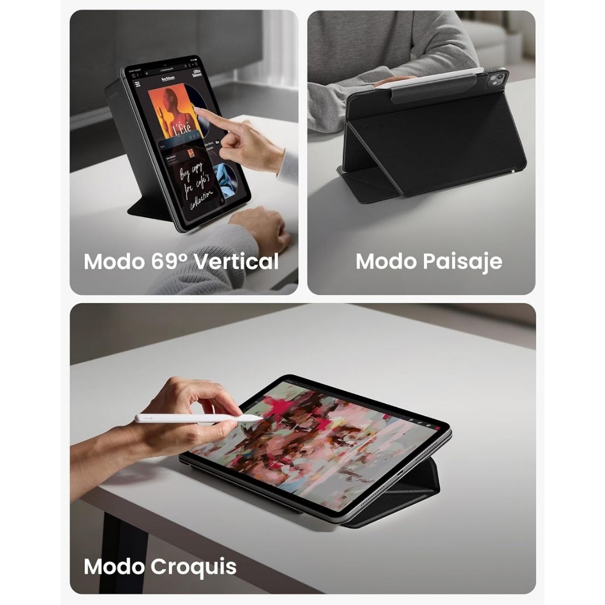 Tomtoc Funda Desmontable Inspire-B52 para iPad Pro de 11"