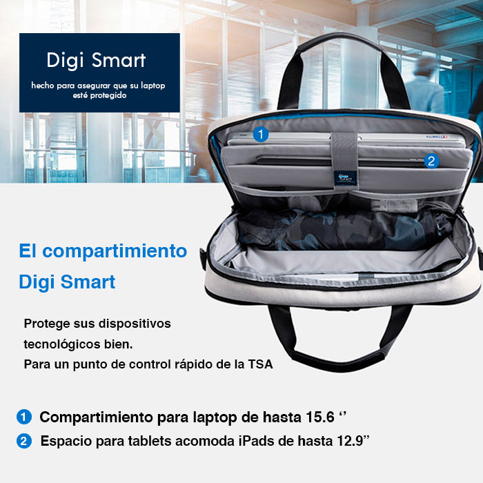 Bagsmart Maletín Falco para Notebook 15,6″ Trabajo y Viaje