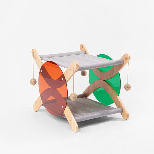 Pidan® Cama Verano Para Gatos Hamaca Doble Piso Cómoda
