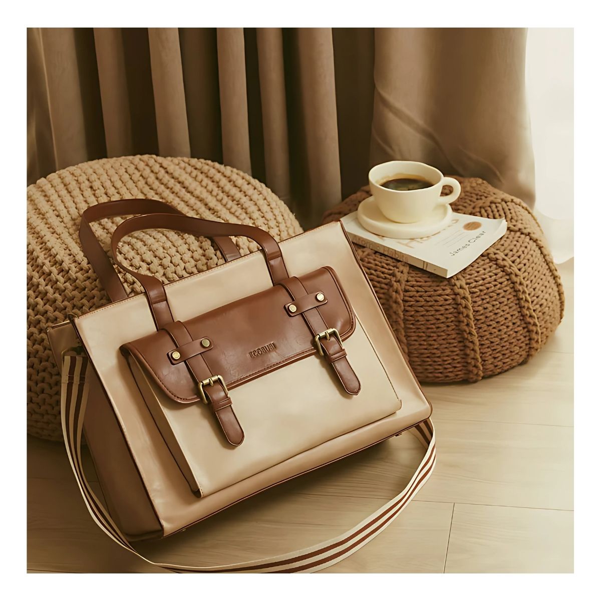 Ecosusi Bolso Tote Olivia para Notebook 15.6"