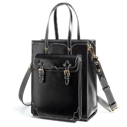 Ecosusi Bolso Bandolera Tote Evelyn Retro de 7.6L para 11" - imagen 2