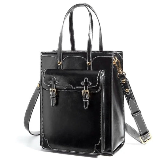 Ecosusi Bolso Bandolera Tote Evelyn Retro de 7.6L para 11"