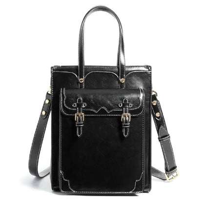 Ecosusi Bolso Bandolera Tote Evelyn Retro de 7.6L para 11"