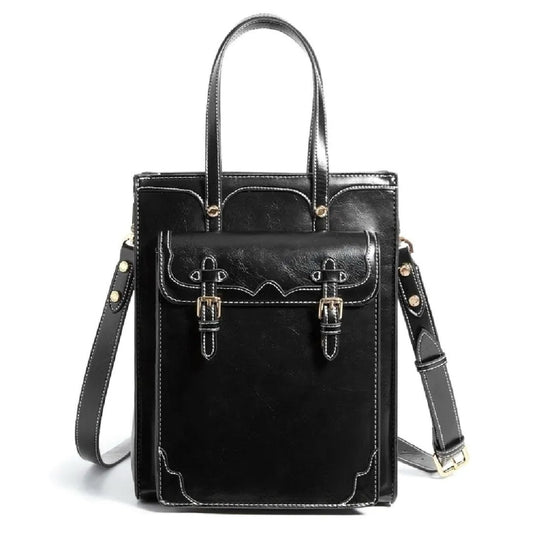 Ecosusi Bolso Bandolera Tote Evelyn Retro de 7.6L para 11"