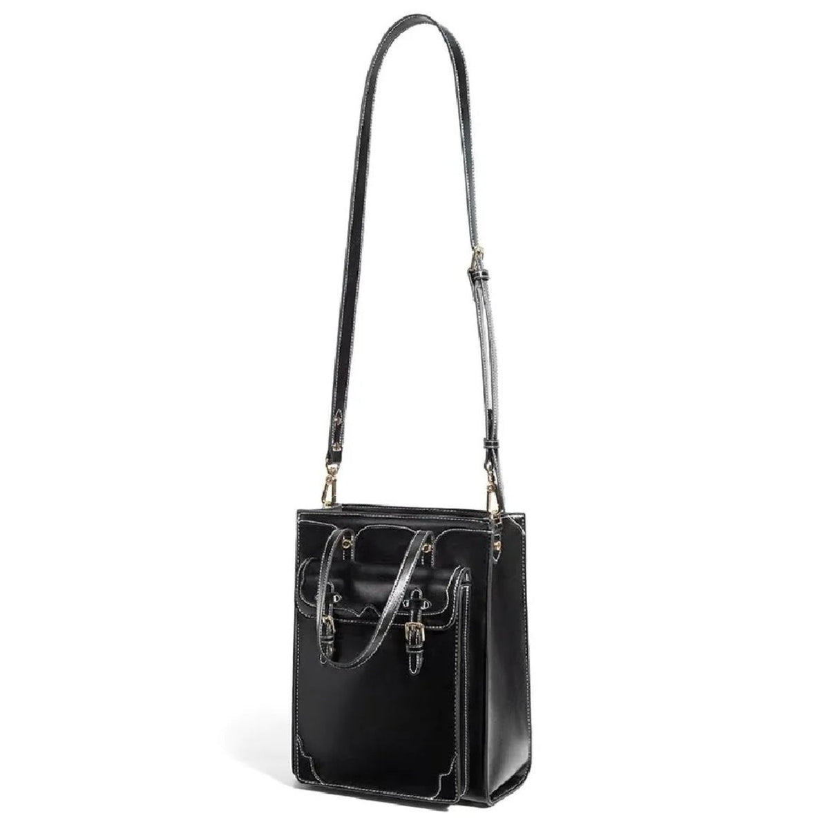 Ecosusi Bolso Bandolera Tote Evelyn Retro de 7.6L para 11" - imagen 5