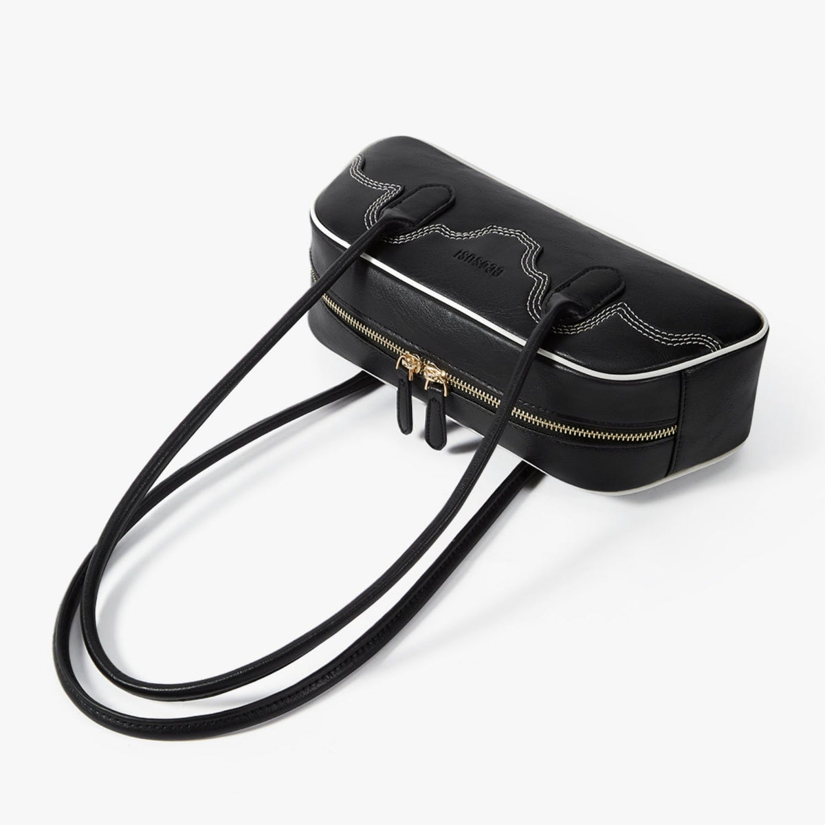 Ecosusi Cartera Evelyn Estilo Baguette de Cuero Vegano 2,6 L
