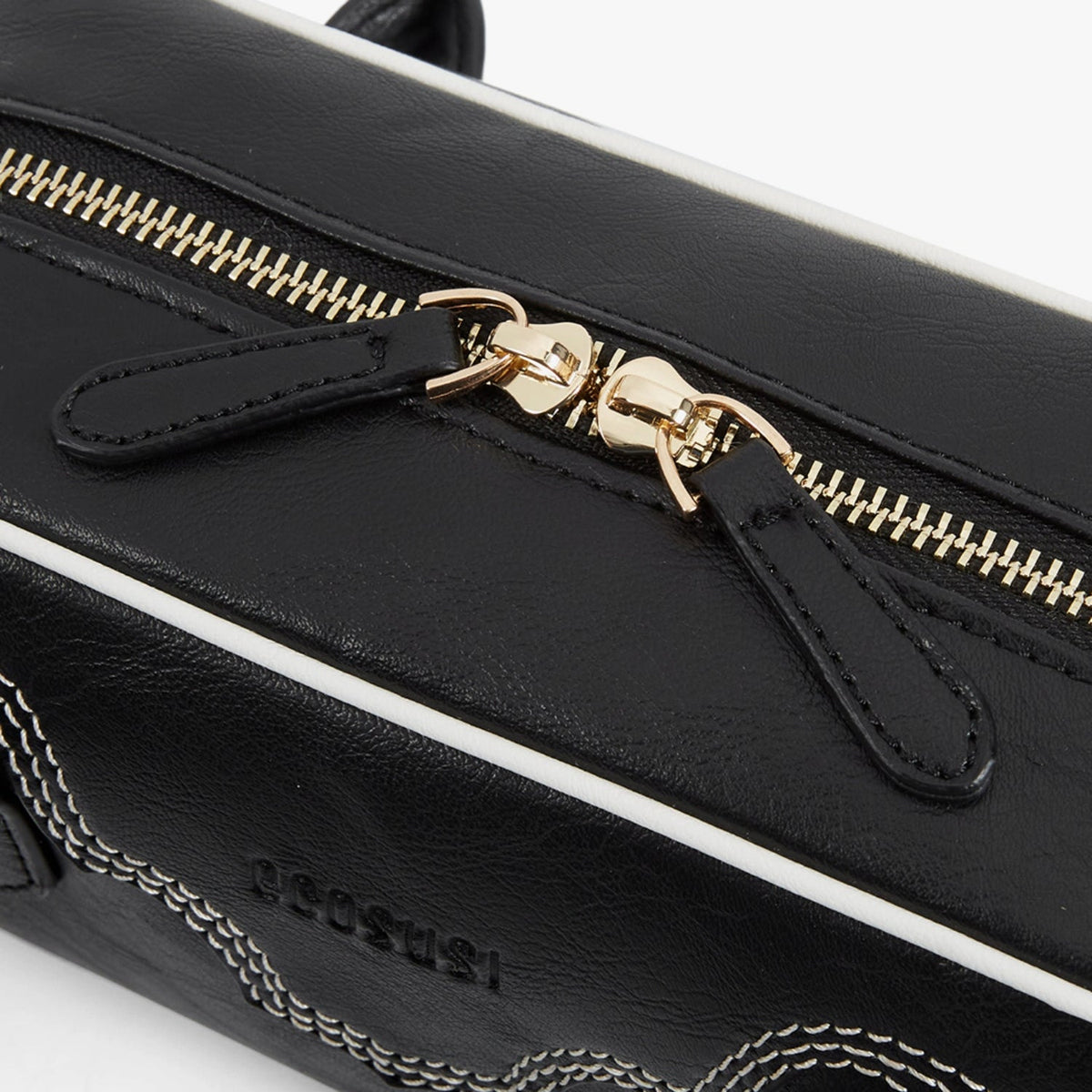 Ecosusi Cartera Evelyn Estilo Baguette de Cuero Vegano 2,6 L