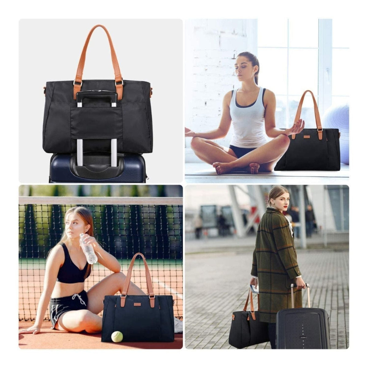 Ecosusi Bolsa Duffle con bolsa de Zapatos para 15,6" - imagen 4