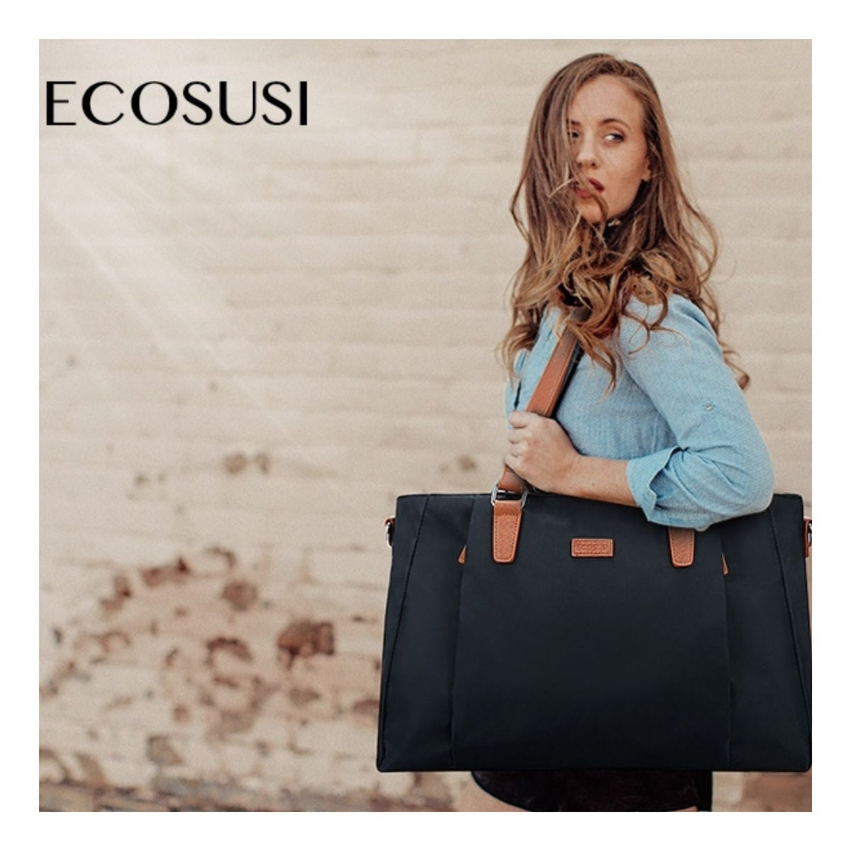 Ecosusi Bolsa Duffle con bolsa de Zapatos para 15,6" - imagen 6