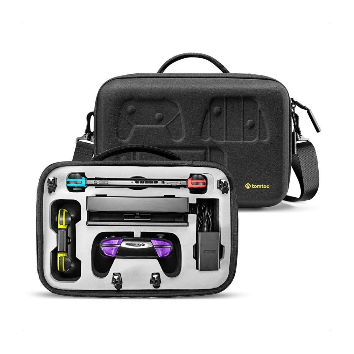 Tomtoc Estuche de Viaje FancyCase-G06 para Nintendo Switch / OLED con Control Pro y 36 Juegos