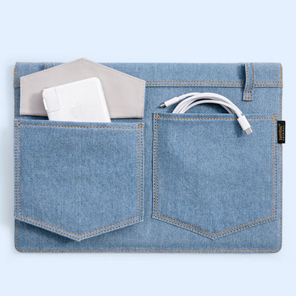 Tomtoc Funda con Correa Denim-H26 para MacBook Air / Pro de 13”
