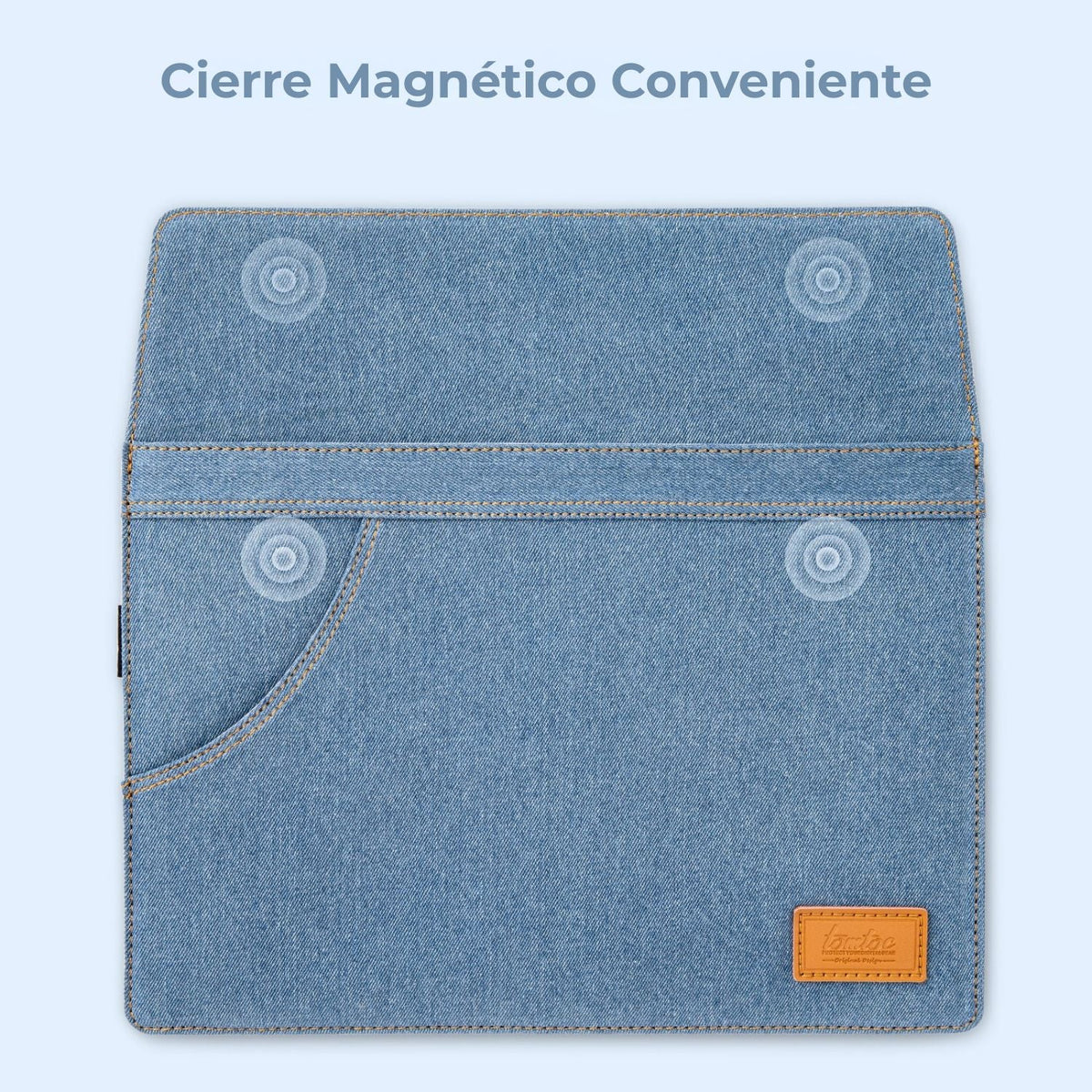 Tomtoc Funda con Correa Denim-H26 para MacBook Air / Pro de 13”